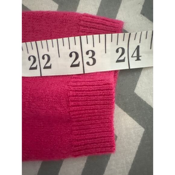 New York & Company Fuchsia Sweater XS – Long Sleeve Pullover Acrylic Knit - Picture 6 of 8